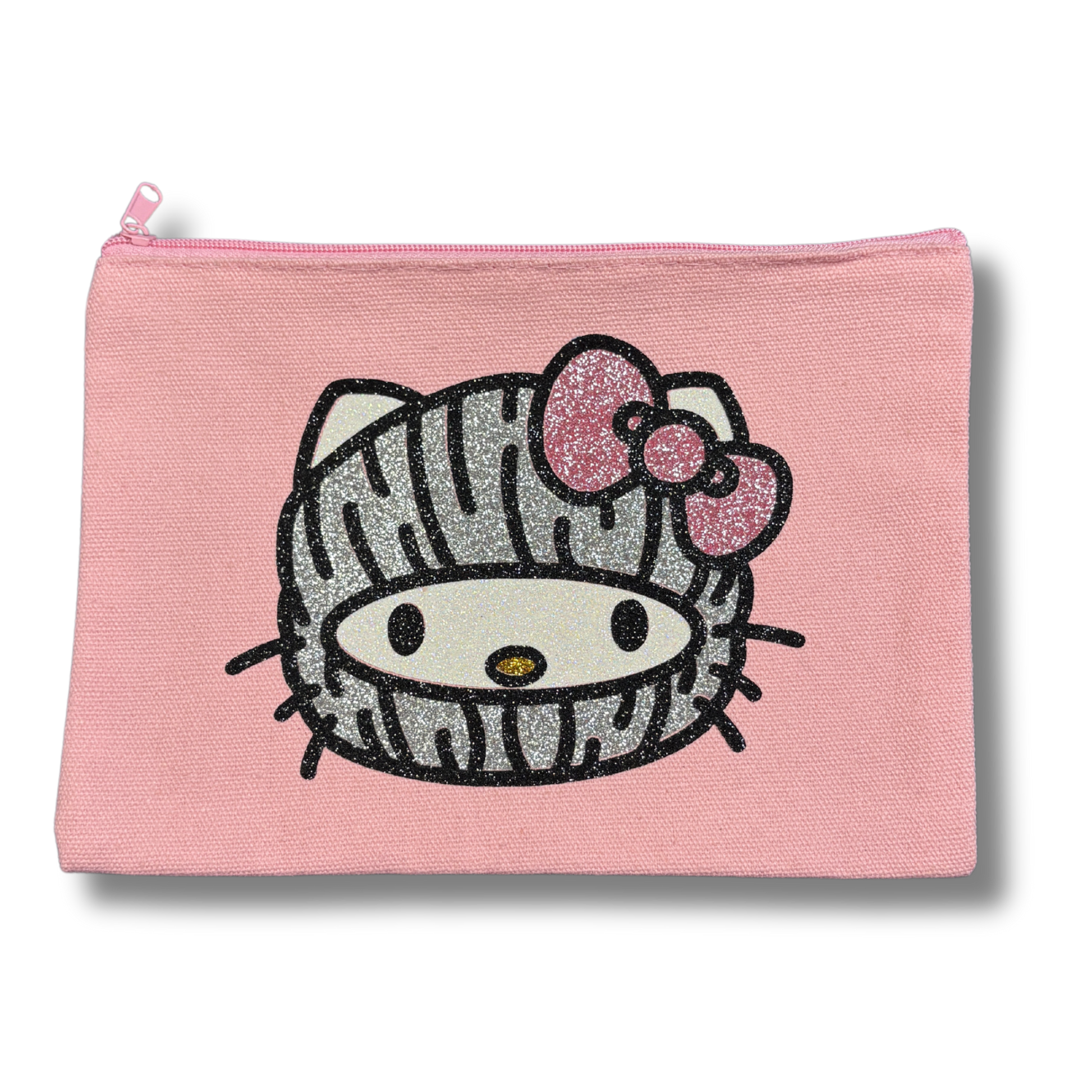Pink HK Ski Mask Makeup Bag/Pouch