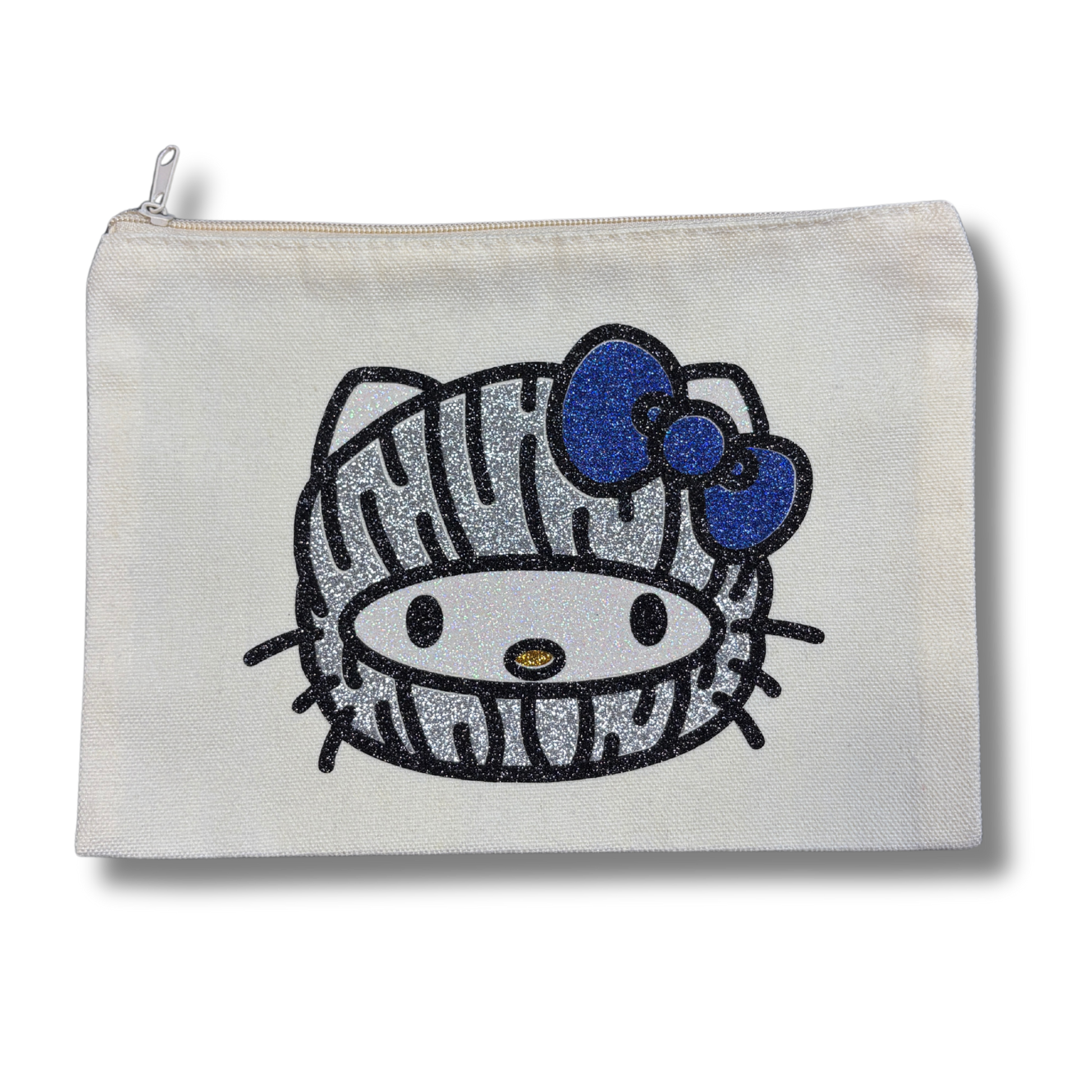 Blue HK Ski Mask Makeup Bag/Pouch