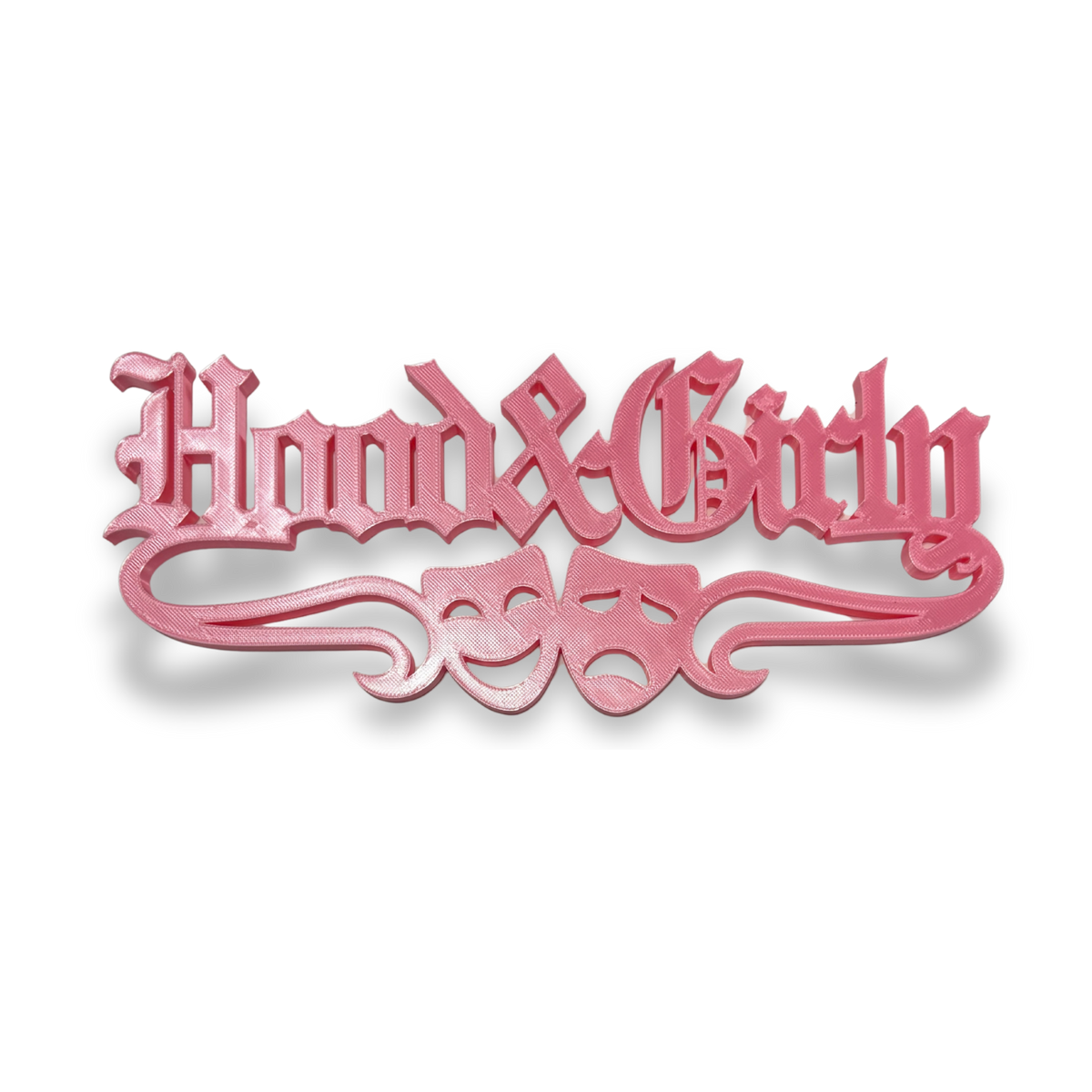'Hood & Girly' Name Plate