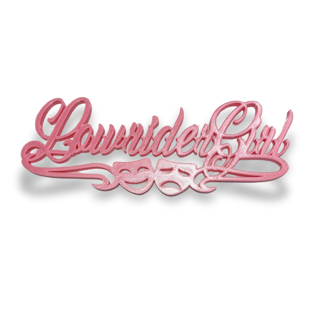 'Lowrider Girl' Name Plate