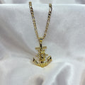 Virgencita Anchor Necklace