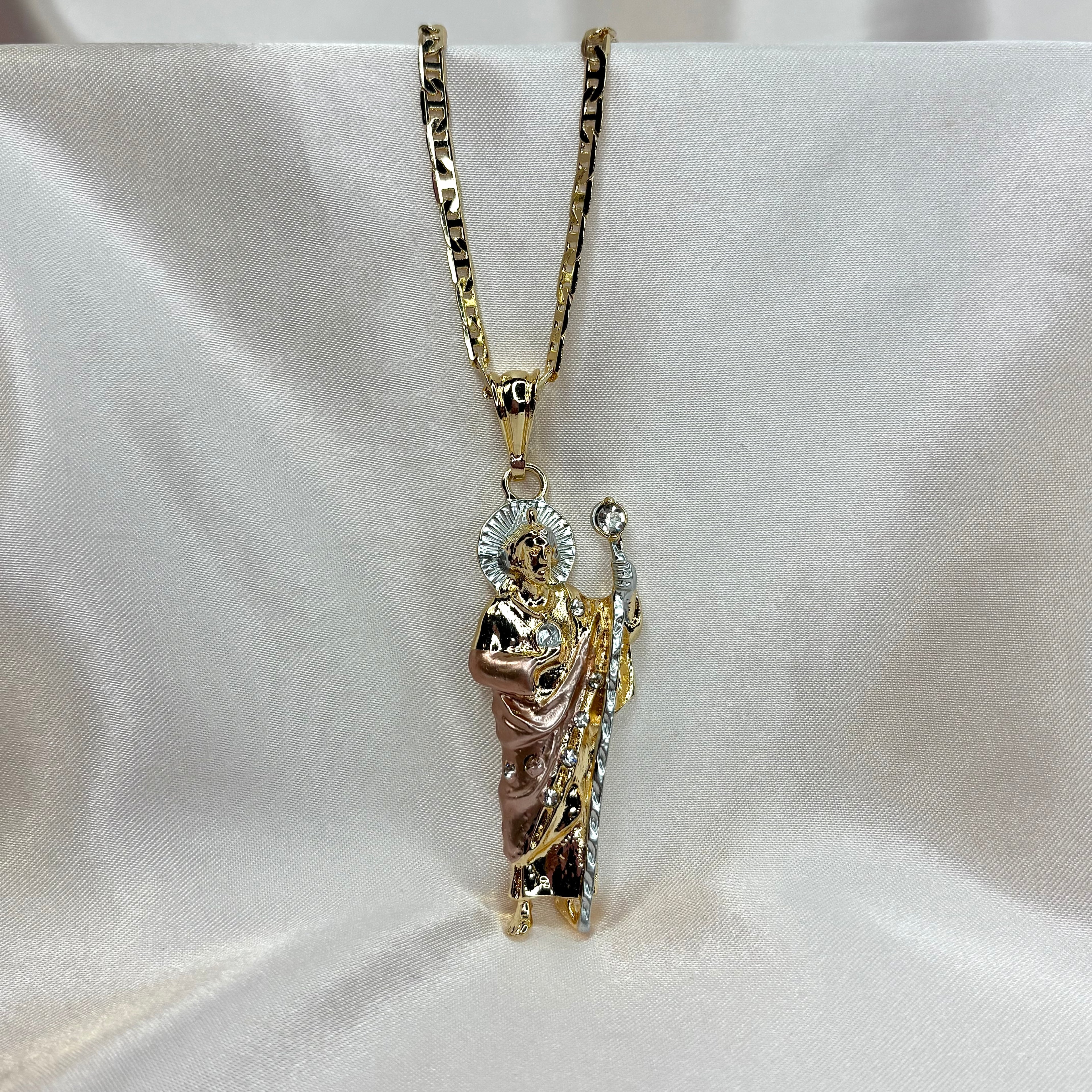 Large San Judas Necklace