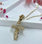 Large Detailed Cross Necklace