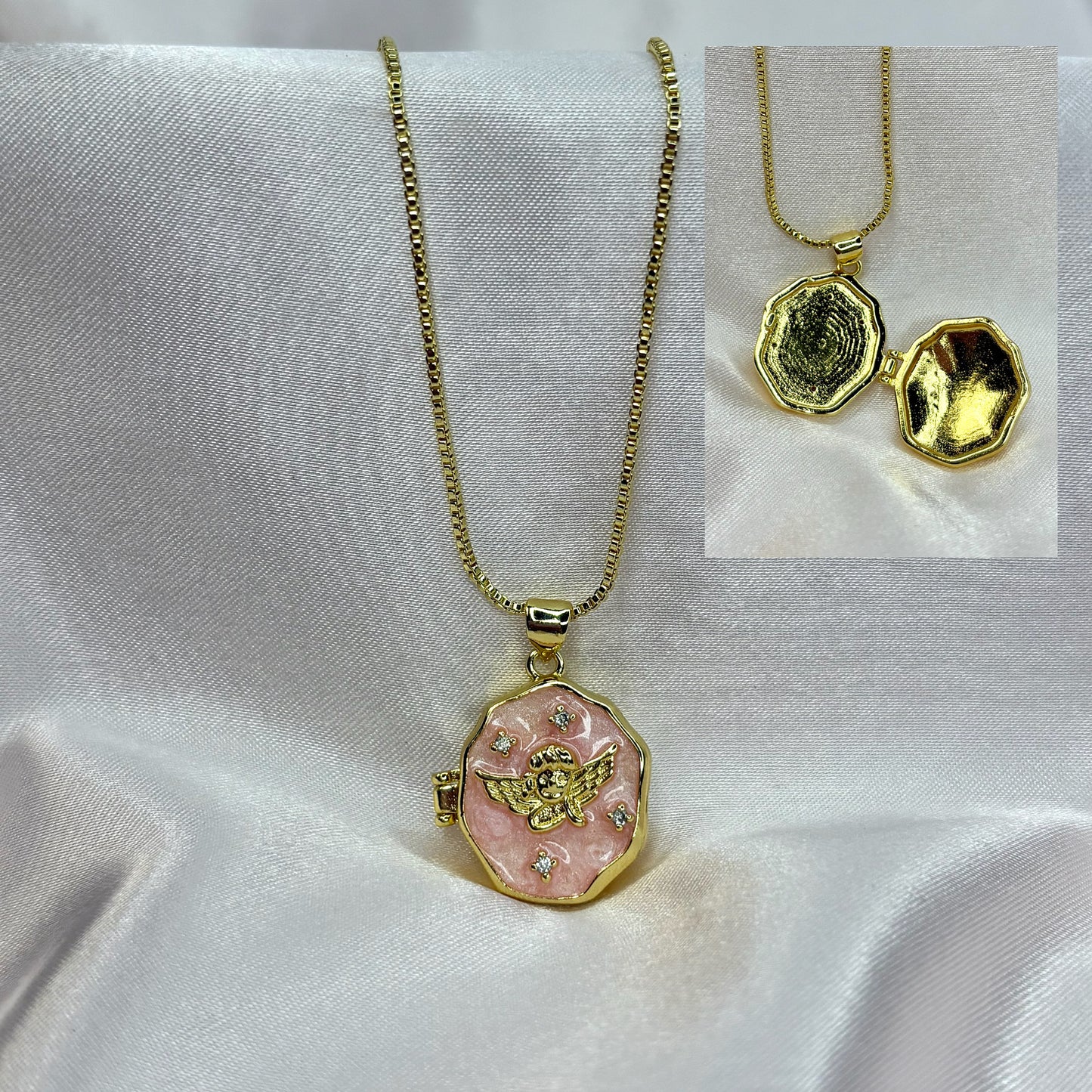 Angel Baby Locket Necklace