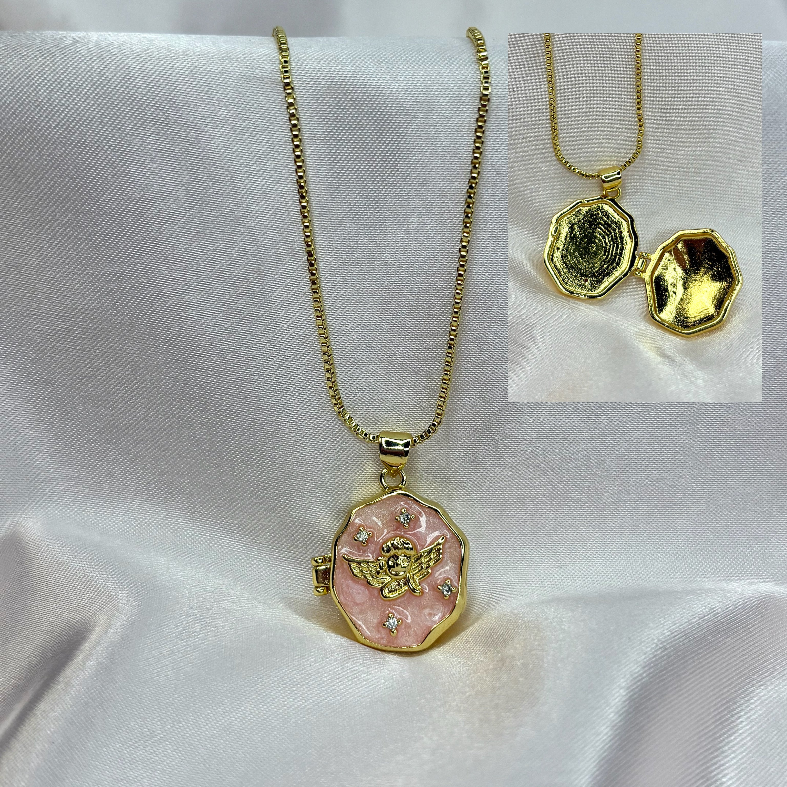 Angel Baby Locket Necklace