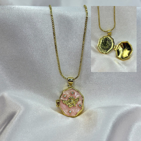 Angel Baby Locket Necklace