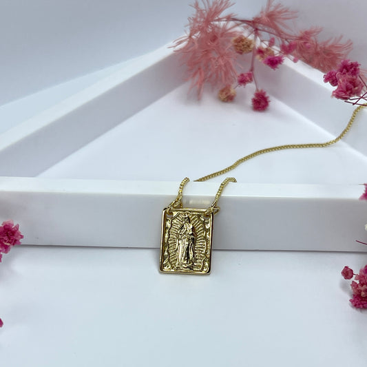 Virgencita Square Necklace