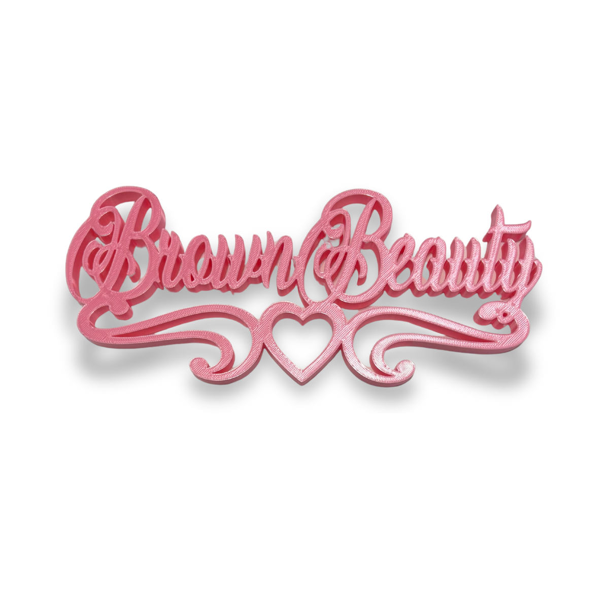 'Brown Beauty' Name Plate