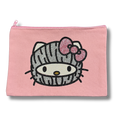 Pink HK Ski Mask Makeup Bag/Pouch