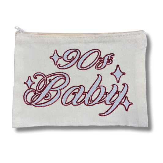 90s Baby Makeup Bag/Pouch