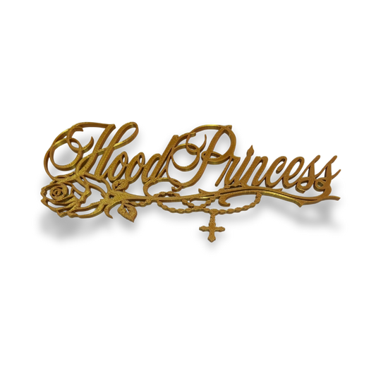 'Hood Princess' Name Plate
