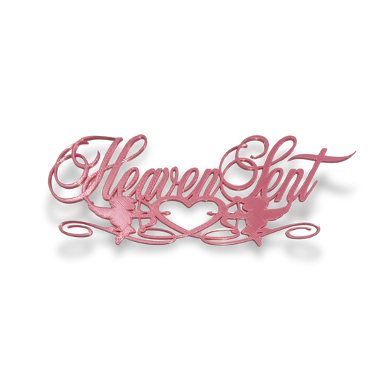 'Heaven Sent' Name Plate