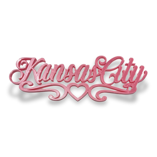 'Kansas City' Name Plate