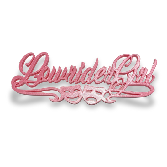 'Lowrider Girl' Name Plate